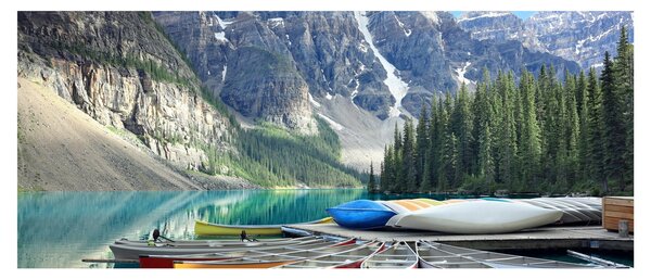 Tablou - Moraine Lake (120x50 cm)
