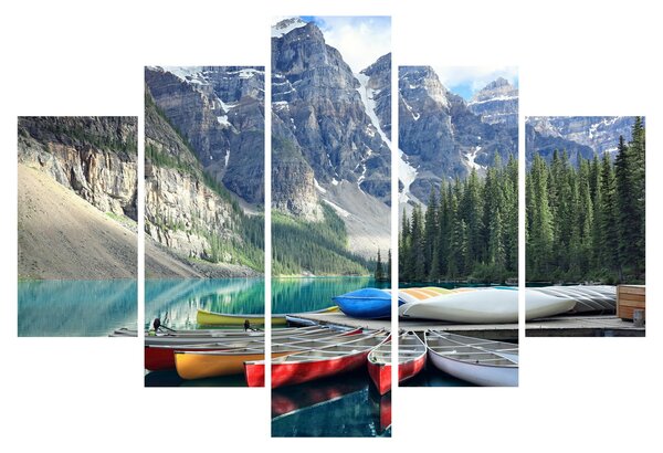Tablou - Moraine Lake (150x105 cm)