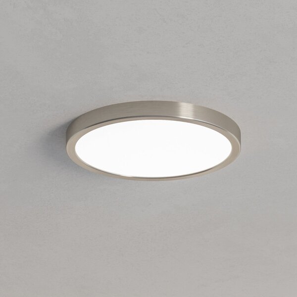 EGLO connect Lampa LED de suprafață Fueva 6-Z, gri, Ø 27cm, reglabil, Gri, Camera de zi / sufragerie, Plastic, Modern