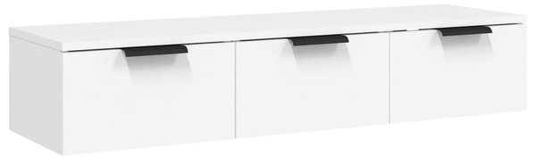 Dulap de perete, alb, 102x30x20 cm, lemn compozit