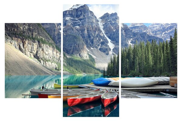 Tablou - Moraine Lake (90x60 cm)