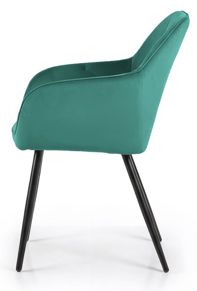 Set 6 scaune de sufragerie Damanto (verde închis). Promo -21%. 1152223