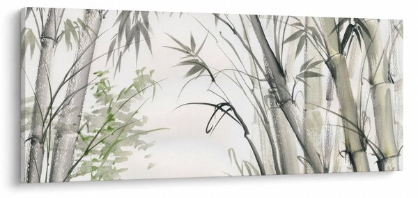 Tablou - Bambuși,desen (120x50 cm)