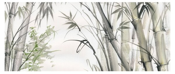Tablou - Bambuși,desen (120x50 cm)