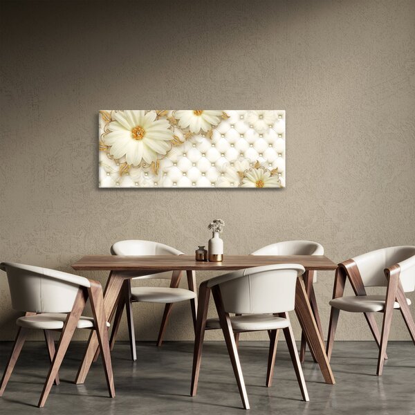 Tablou - Colaj auriu (120x50 cm)