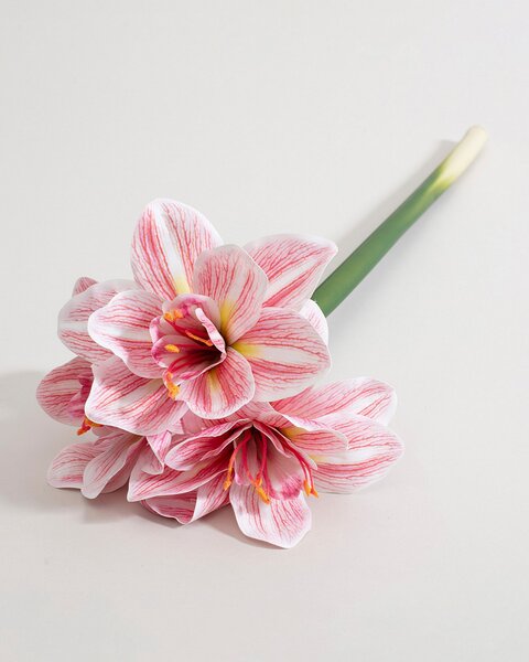 Floare artificială Amarylis 62 cm pink