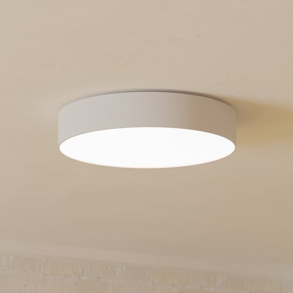 EGLO connect plafonieră LED inteligentă Gallizzi-Z, albă, Ø39cm, reglabil, Alb, Camera de zi / sufragerie, Plastic, Modern