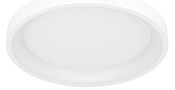 EGLO connect plafonieră LED inteligentă Loretello-Z, rotundă, albă, reglabil, Alb, Camera de zi / sufragerie, Metal, Modern