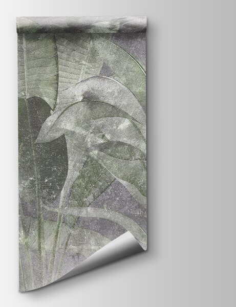 Fototapet Eleganță botanică în texturi moi, Fototapet textură piatră, Fototapet populare, u73884v2 - Tapeko.ro