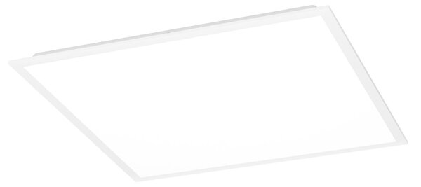 EGLO connect plafonieră LED Moradillo-Z, alb, 59cm, reglabil, Alb, Camera de zi / sufragerie, Metal, Modern