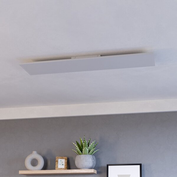 EGLO connect plafonieră LED inteligentă Moradillo-Z, albă, 29 cm, reglabil, Alb, Camera de zi / sufragerie, Metal, Modern