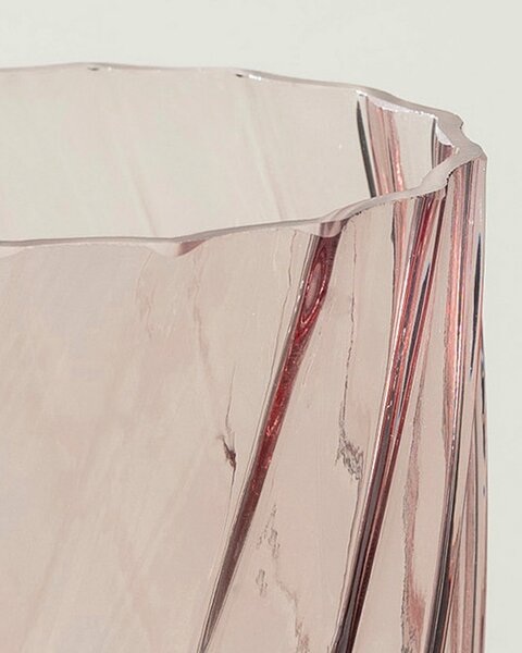 Vază de sticlă Heather II 13x30 cm