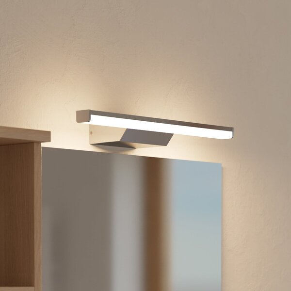 EGLO connect Lampa cu oglindă LED inteligentă Regello-Z, gri, reglabil, Alb, Baie, Aluminiu, Modern