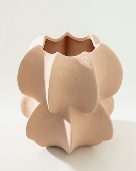 Vază din ceramică Petal Pink I 20x21 cm