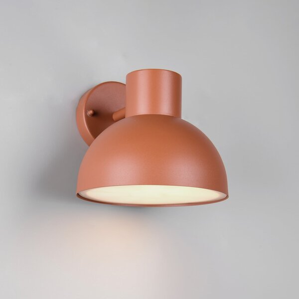Trio Lighting Aplică de exterior Elbe, cais, aluminiu turnat sub presiune, E27, reglabil, Portocaliu, Aluminiu, Scandinavă