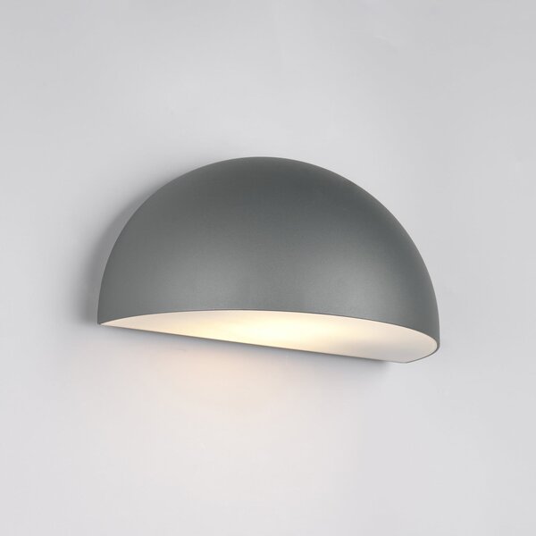 Trio Lighting Aplică de exterior Maas, antracit, aluminiu turnat sub presiune, E27, reglabil, Gri, Aluminiu, Scandinavă