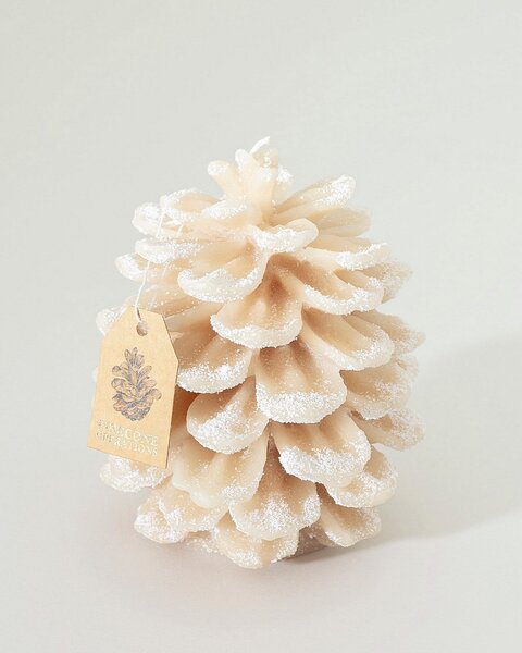 Lumânare Pine Frost II 13x13x15 cm