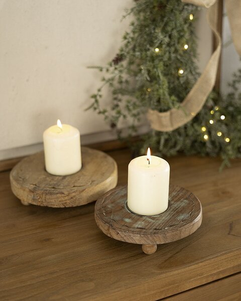 Sfeșnic Rustic Flame 15 cm