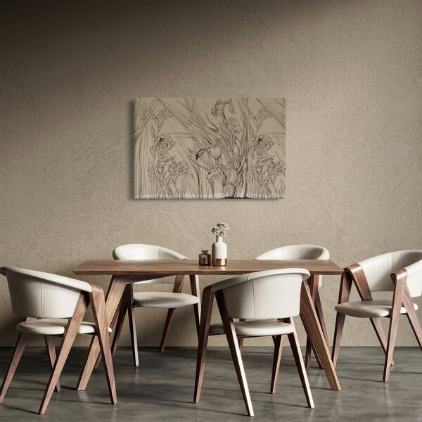 Tablou - Contururile plantelor (90x60 cm)