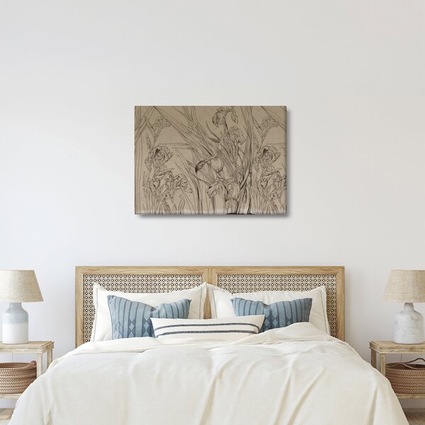 Tablou - Contururile plantelor (70x50 cm)