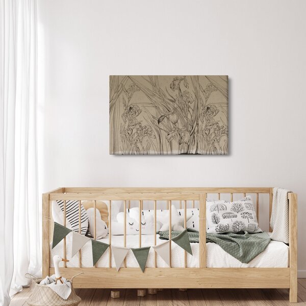 Tablou - Contururile plantelor (90x60 cm)