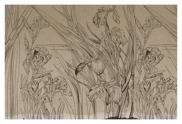 Tablou - Contururile plantelor (90x60 cm)