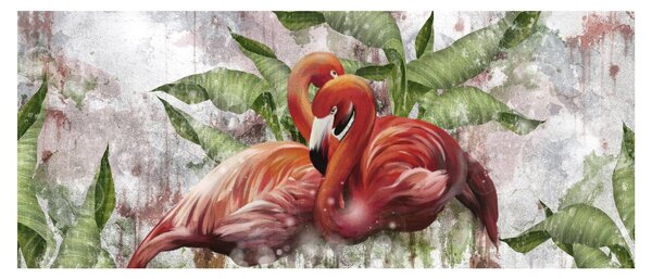 Tablou - Flamingo (120x50 cm)