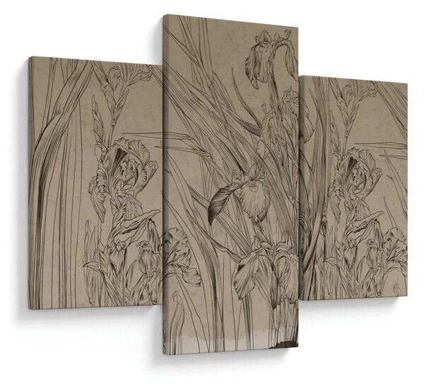 Tablou - Contururile plantelor (90x60 cm)