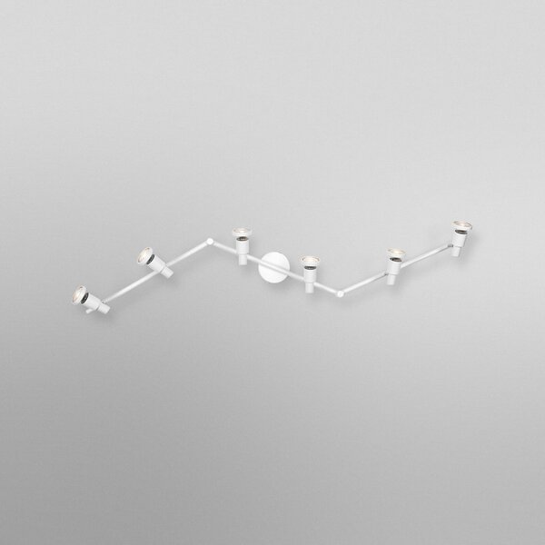 OSRAM Spot de tavan OSRAM, alb, 6 becuri, metal, GU10-LED 927 dimabil, reglabil, Alb, Metal