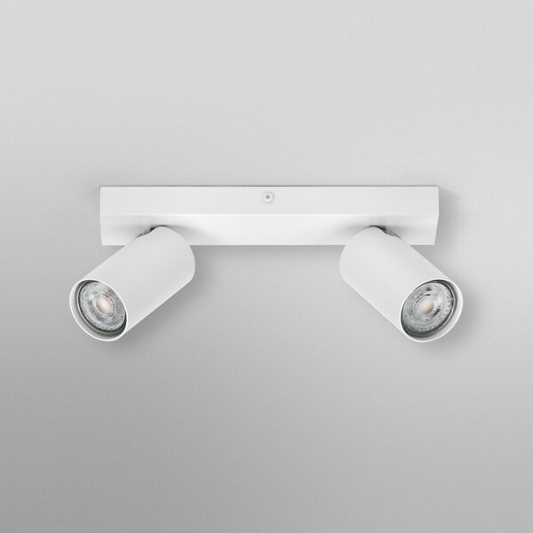 OSRAM Spot de tavan OCTAGON, alb, 2 becuri, GU10-LED 927 dimabil, reglabil, Alb, Camera de zi / sufragerie, Metal, Modern