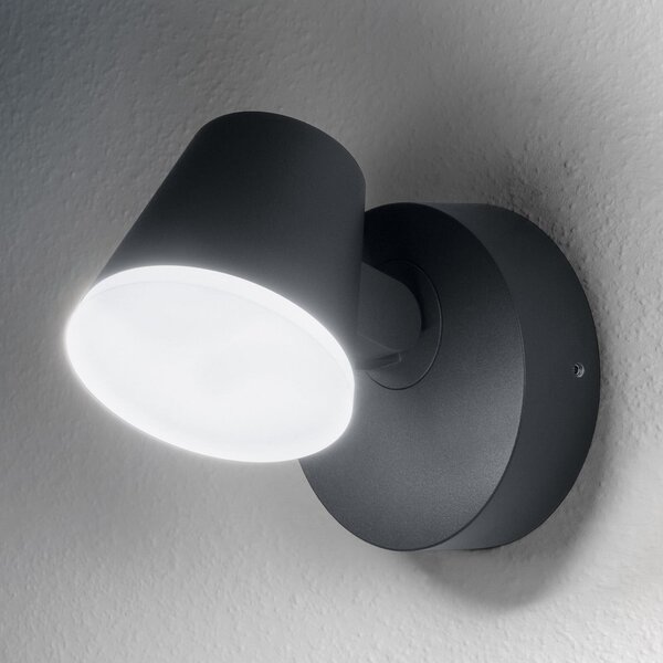 OSRAM Lampă LED pentru exterior ENDURA STYLE MIDI, gri închis, IP44, Gri, Aluminiu, Modern