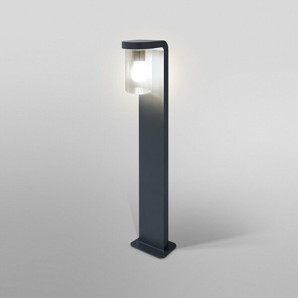 OSRAM Bornă luminoasă ENDURA CLASSIC CASCADE 80 cm gri închis/transparentă, reglabil, Gri, Aluminiu, Modern