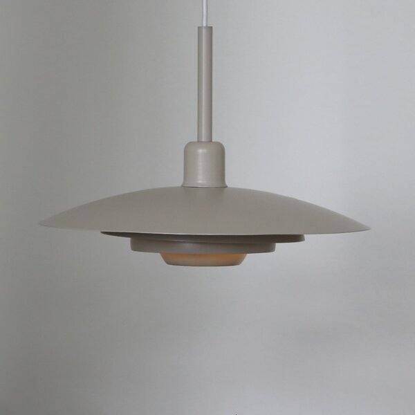 Markslöjd Lampă suspendată Piny, bej, Ø 35 cm, metal, E27, Bej, Camera de zi / sufragerie, Metal, Modern