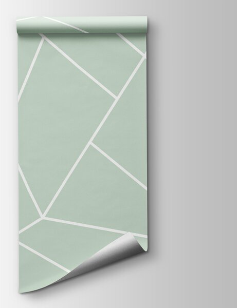 Fototapet Linii albe pe un fundal verde, Fototapet abstracte, Fototapet populare, w00827v1 - Tapeko.ro