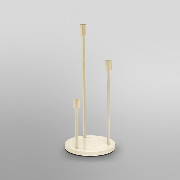 OSRAM Lampadar de podea DECOR STICK, bej, înălțime 78 cm, 3 becuri, Bej, Camera de zi / sufragerie, Metal, Modern