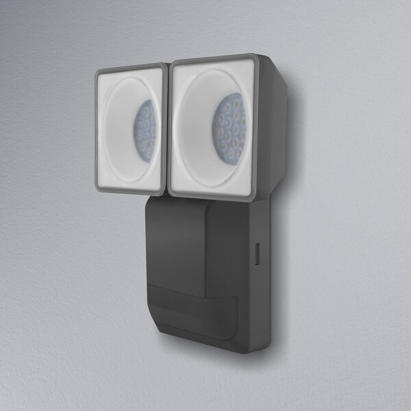 OSRAM Spot exterior cu senzor LED ENDURA PRO, gri, IP55, Gri, Plastic