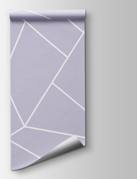 Fototapet Un fundal violet cu linii albe, Fototapet abstracte, Fototapet populare, w00827v3 - Tapeko.ro