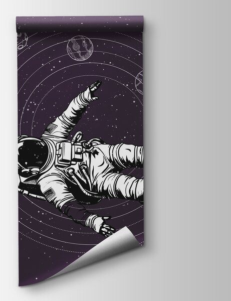 Fototapet Un astronaut plutind în spațiu, Fototapet spațiu cosmic, Fototapet populare, w00712v1 - Tapeko.ro