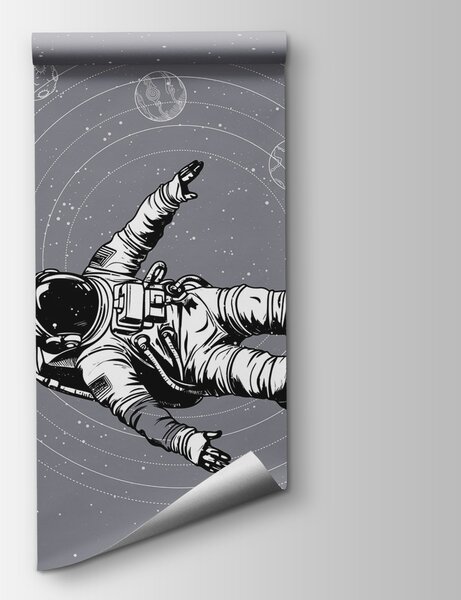 Fototapet Un astronaut plutind în spațiu, Fototapet spațiu cosmic, Fototapet populare, w00712v4 - Tapeko.ro
