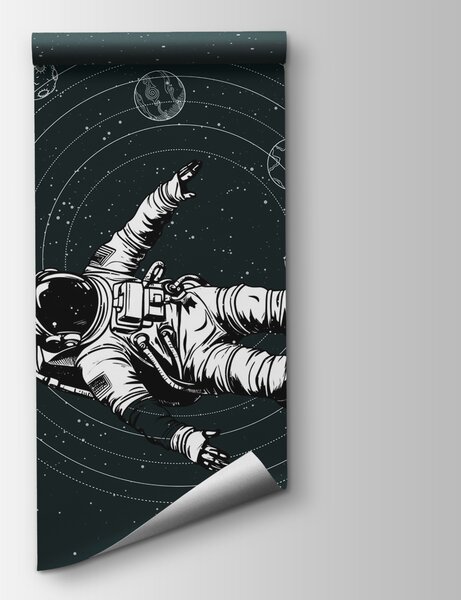 Fototapet Un astronaut plutind în spațiu, Fototapet spațiu cosmic, Fototapet populare, w00712v2 - Tapeko.ro