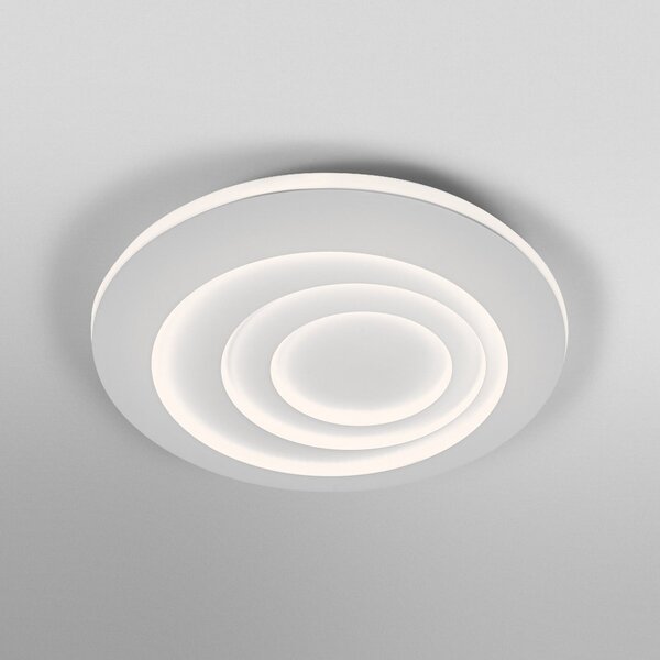 OSRAM Plafonieră LED ORBIS SPIRAL ROUND, Ø 51 cm, albă 42 W, Alb, Camera de zi / sufragerie, Metal, Modern