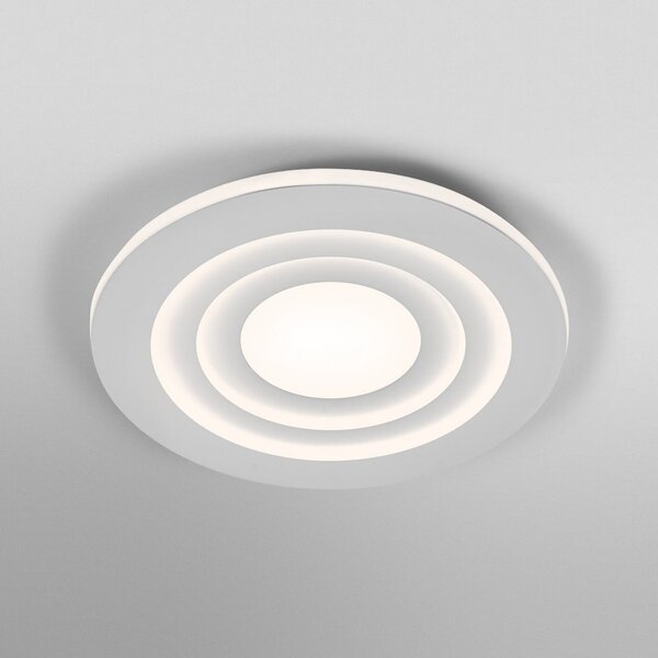 OSRAM plafonieră LED ORBIS SPIRAL LOOP 51 cm albă Sidelight, Alb, Camera de zi / sufragerie, Metal, Modern