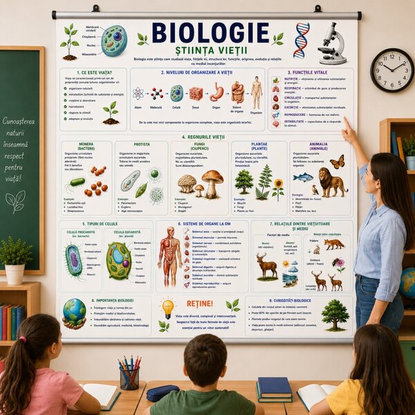 Plansa Educativa Biologie