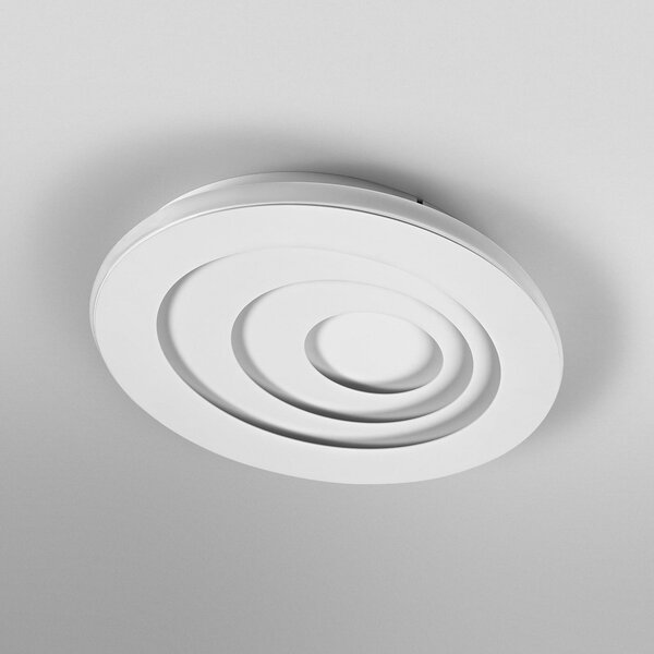 OSRAM Plafonieră LED ORBIS SPIRAL OVAL, Ø 36 cm alb 27 W, Alb, Camera de zi / sufragerie, Metal, Modern