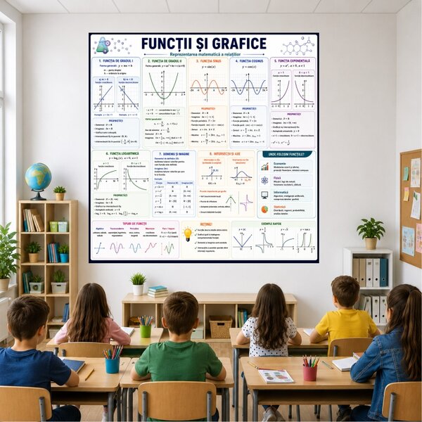Plansa Educativa Functii si Grafice