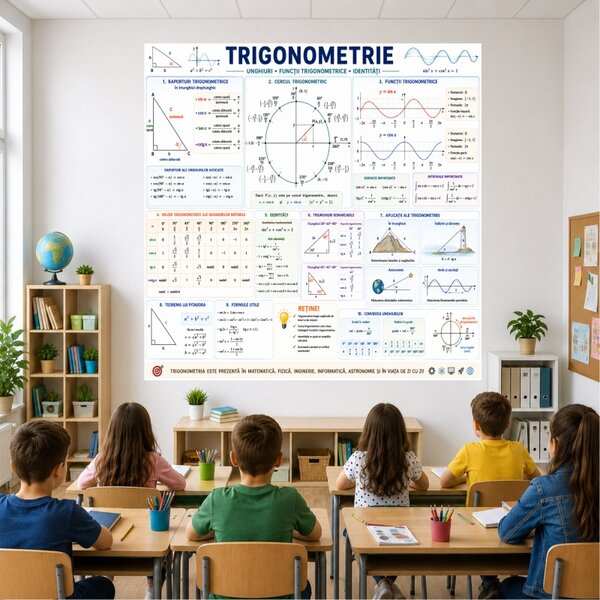 Plansa Educativa Trigonometrie