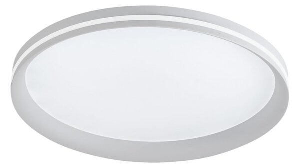 Fabas Luce Plafonieră LED Isy, alb, Ø 45 cm, metal, CCT, dimabilă, reglabil, Alb, Camera de zi / sufragerie, Metal, Modern