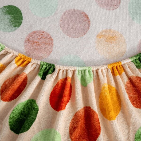Cearsaf Cocolino microplus cu elastic DOTTELA 90x200 cm colorat