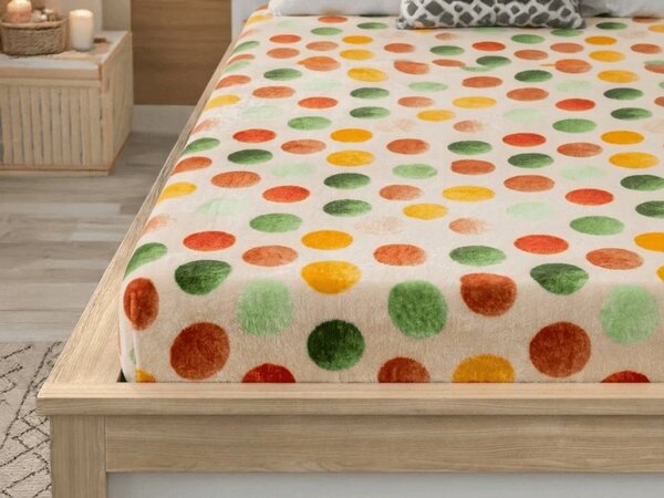 Cearsaf Cocolino microplus cu elastic DOTTELA 90x200 cm colorat