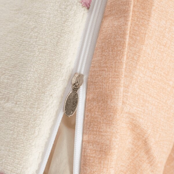 Fata de perna dubla DUO SENSE WILDELLA 45x45 cm microplus/flanel, crem